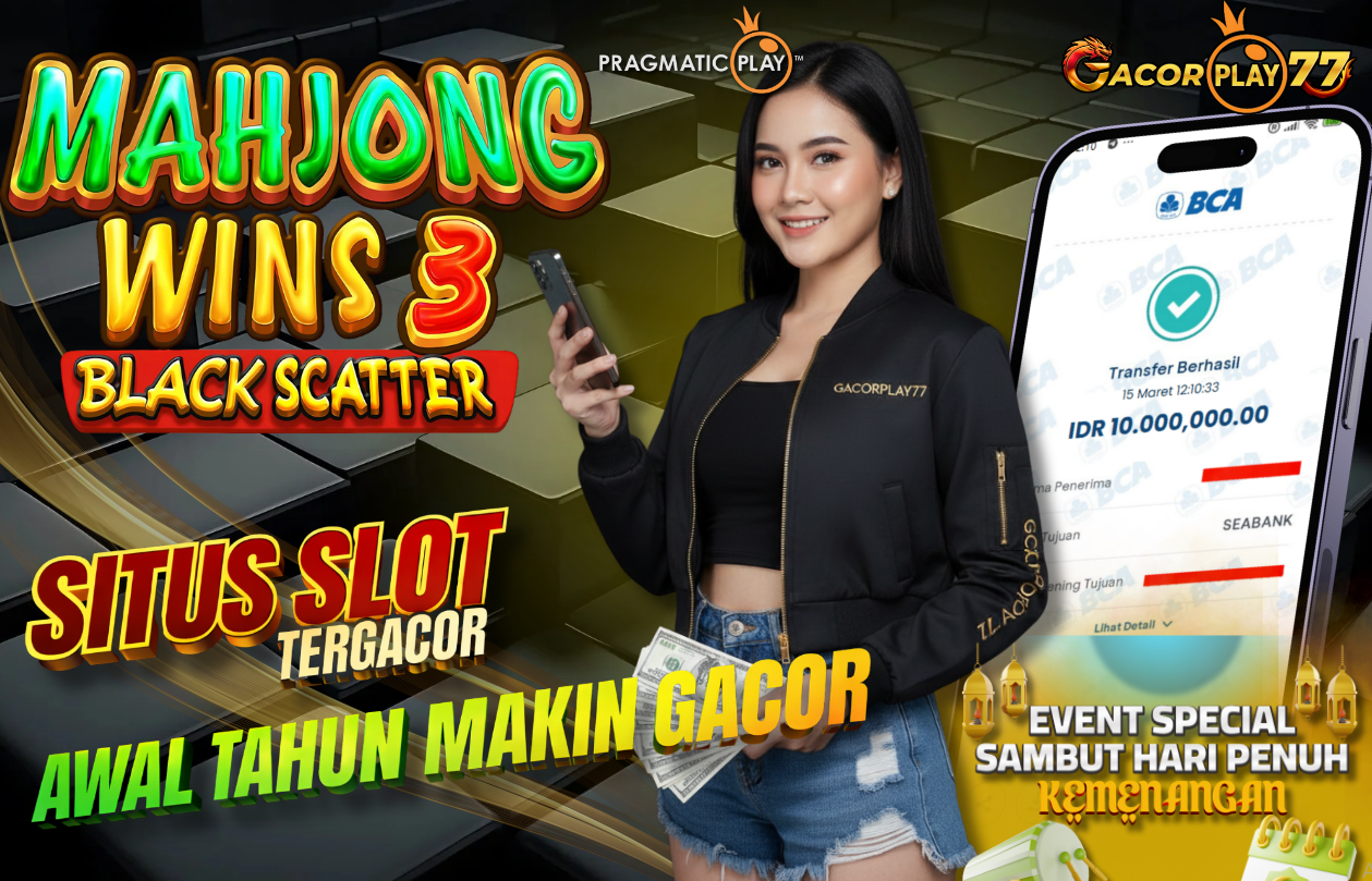 Selamat kepada user id : ale***25 Wede Rp 10.000.000 Game MAHJONG WINS 3 PRAGMATIC PLAY Cair Gk Sampe 1 Menit! Menang Mudah di Gacorplay77